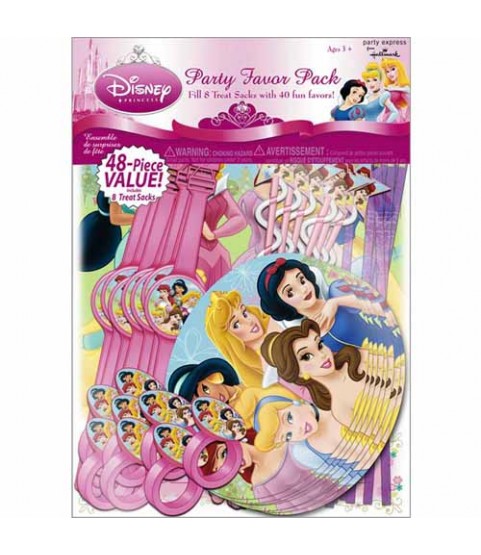 Disney Princess Fanciful Princesses Favor Pack 48pc 0861